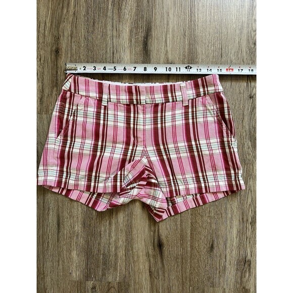 Women's J Crew  Plaid Shorts Size 4. - Picture 3 of 6